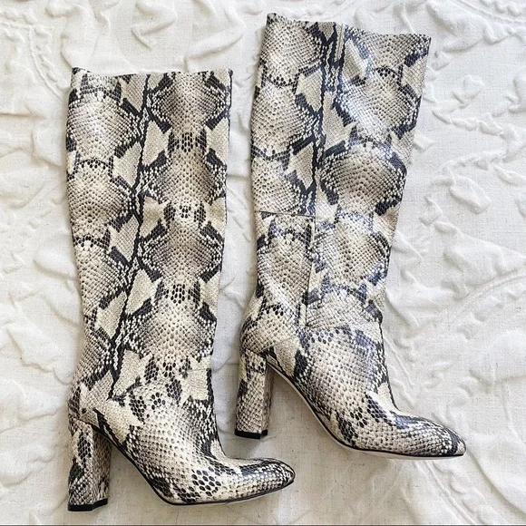 BOGO Cole Haan Snake Glenda Boots New $300